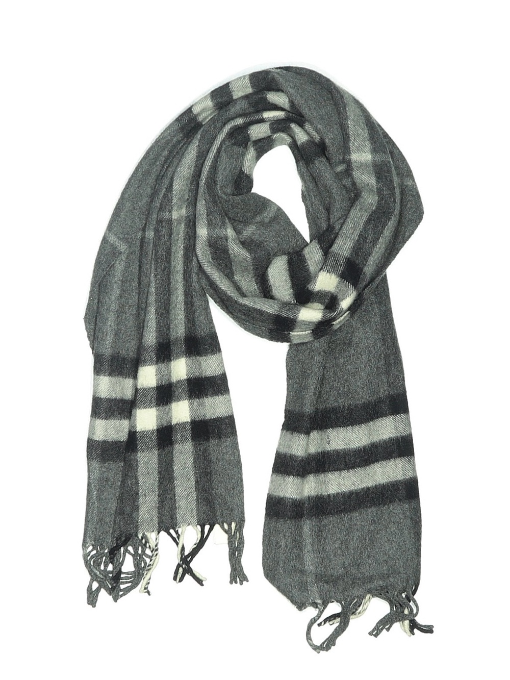 Burberry check cashmere scarf